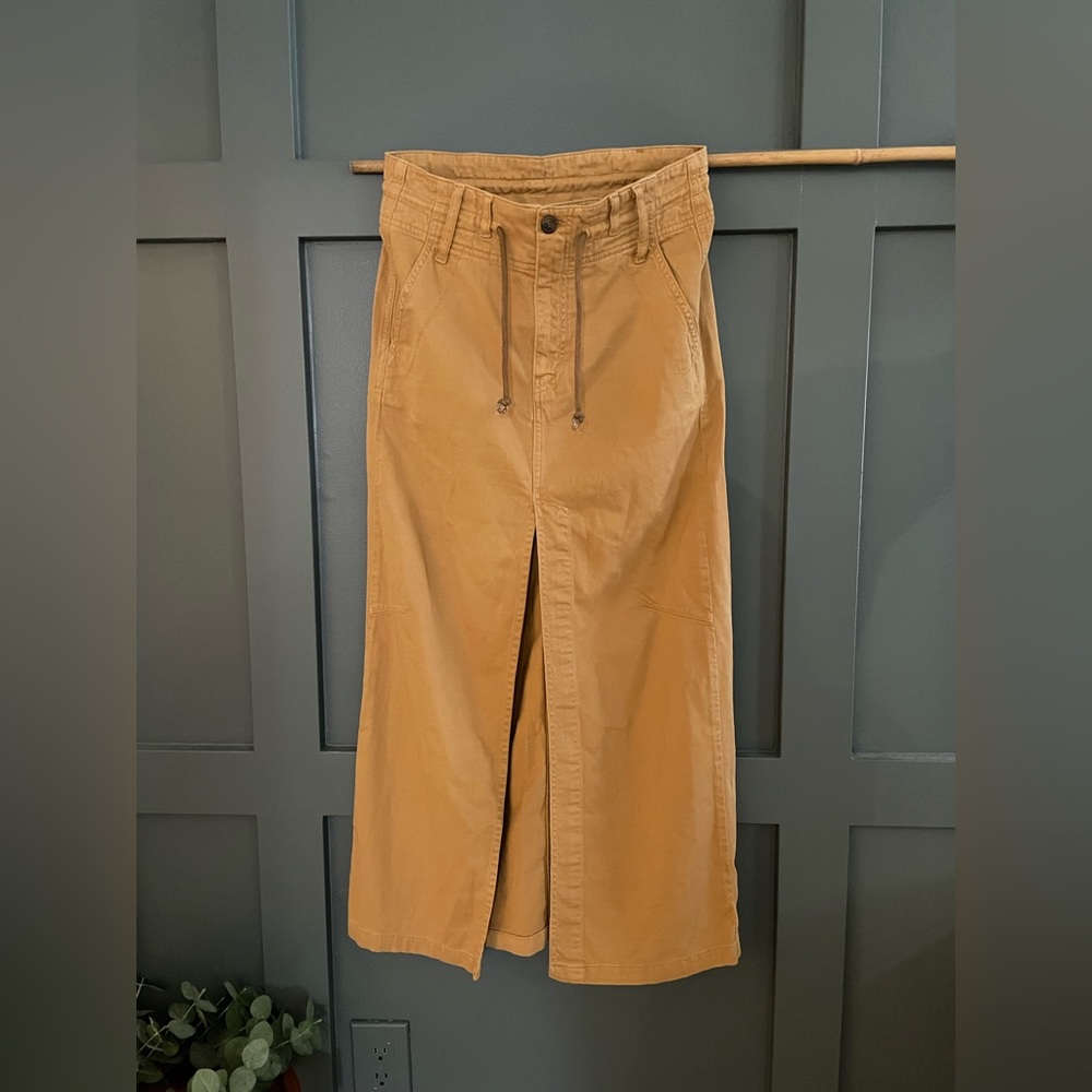 NWOT • Free People Chino Maxi Skirt - Picture 7 of 8